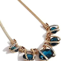shining diva fashion Latest Stylish Trendy Celebrity Inspired Designer Fancy Crystal Pendant Chain Necklace for Women and Girls-picture-38