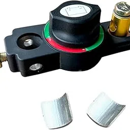 3PCS Car Battery Isolator Switch, Black Automotive Disconnect Switch, Battery Cut Off for Cars Boats RVs-picture-11