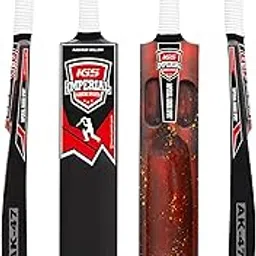 IGS Colored Scoop Kashmir Willow Tennis Cricket Bat | Full Size Lightweight Double Blade Bat for Power Hitting | for Soft & Hard Tennis Bal| Durable with Singapore Cane Handle-image-31