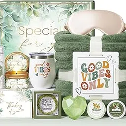 Birthday Gifts for Women Self Care Gifts, Relaxing Spa Gifts Baskets Get Well Soon Gifts Care Package for Women with Blanket, Unique Valentines Day Gifts for Her Mom Wife Girlfriend Best Friend Sister-picture-32