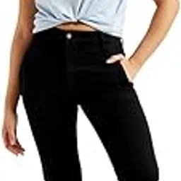 levi's Women's High Rise Wedgie Straight Fit Black Jeans-picture-58