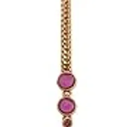 Fashion Jewellery Ruby Gold Polished Copper Antique Tikka, Best for Bridesmaids, festive season & Special Occasion - 422676-image-14