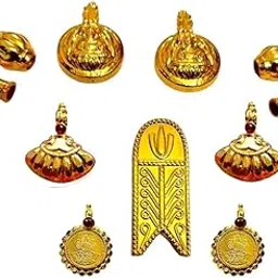 tgs gold covering Thali Urukal Mangalsutra Set Mangalyam image 1