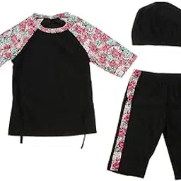 ™ Kids Girls Islamic Swimsuit Beachwear Costume Swimming Clothes 130cm Black | Swimwear | Girls Clothing (Sizes 4 & Up) | Kids Clothing Shoes & Accs-image-99