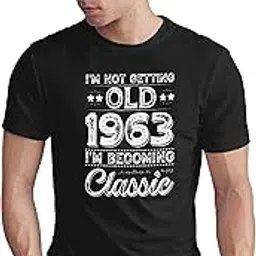 seek buy love 1963 Birthday T-Shirt, Becoming Classic Tee, 60Th Gift, Vintage Born in Aged to Perfection, Milestone T Shirt-picture-39