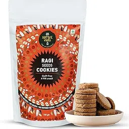 Native Roots Ragi Seeds Cookies | Gluten Free | No Maida | No Refined Sugar | No Butter (Pack of 1, 100gm)-picture-51