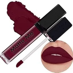 Redvant Liquid WATER PROOF & LONG WEAR Matte Me Lip Cream Liquid DARK Maroon Lipstick-picture-44