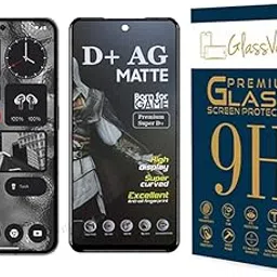 GlassVerse® D+ Matte Tempered Glass With 18H Hardness For Nothing Phone 2A (PACK OF 1) with Free Installation Kit Full screen Coverage - 6.7 inch-picture-46