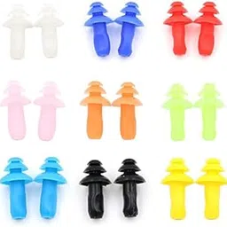 Shoppy shop 20Pcs/lot Soft Anti-Noise Ear Plug Sound Insulation Ear Protection Earplugs Sleeping Plugs Waterproof Silicone Swim Earplugs - orange-picture-62