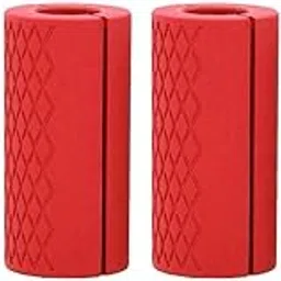 JAZZY PEARLS® 4 Piece Barbell Grip Gym Dumbbell Turns Weight fit 25/28/30mm Dia Grip Rod|Sporting Goods|Fitness Running & Yoga|Strength Training|Barbells & Attachments|4 Pieces Silicone Grips-image-0