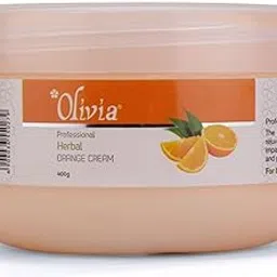 Olivia Professional Herbal Orange Cream with Orange Extracts | Facial Massage Cream for Deep Cleansing, Moisturising, Anti-Ageing & Glow | Reduces Dark Spots, Fine Lines & Pollution Effects | 400g-picture-17