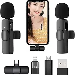 K9 Wireless Lavalier Microphone for Smartphone & Android Dual Mic Noise Reduction Plug & Play Clip-On Mic for YouTube TikTok Vlogging Interviews Live Streaming Content Creators.-picture-28