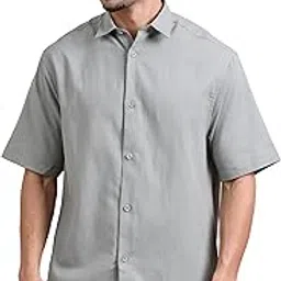on-off Mens Half Sleeve Solid Comfort FIT Shirt SH 81-picture-37