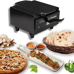 Wellberg Compact Electric Tandoor for Chicken Tikka & Garlic Naan | 10-Inch Multi-Purpose Grill | Stainless Steel Heating | Easy to Clean, Portable for Home & Restaurant Use-image-3