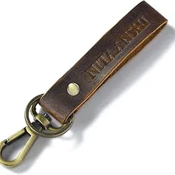 nitaanshi Vegan Premium Leather Keychain | For Men, Women & Kids | Durable Unisex Design With Brush Antique Metal Ring And Doghook-picture-66