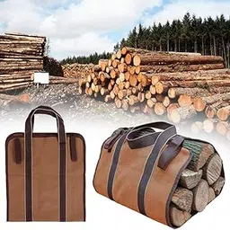 Firewood Log Carrier, Firewood Log Holder Folding for Camping for Garden for Picnic for Home-picture-23
