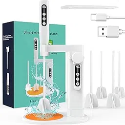 Winartton Auto Resin Mixer, 5 Speeds Control Epoxy Mixer, High Efficiency Mixing, Epoxy Resin Mixer for Resin Mixing, Resin Molds, Resin Supplies, DIY Resin Art, Resin Jewelry Making, Minimize Bubbles-picture-20