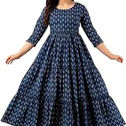 VARICOS Women's Cotton Anarkali Comfortable Maternity Feeding Kurta Dress with Both Side Zippers | Pre and Post Pregnancy & Nursing Mom Dress-picture-37