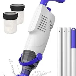 Little Shark Pool Vacuum for Above Ground Pool (Blue-White)-picture-13