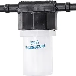 FABLOFT Motorcycle Twist Cap Petrol Fuel Cup Filter White Easily Install Spare Parts-image-4
