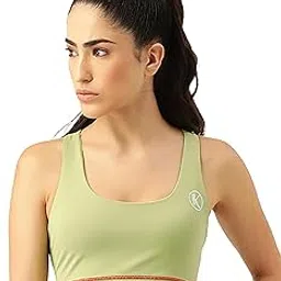 kotty Women's Cotton Lightly Padded Wire Free Casual Full-Coverage Sports Bra-picture-24