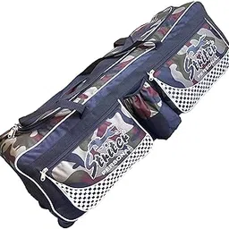 striter Striter® Cricket Kit Bag Cum Travel Duffel Bag with Rolling Wheels - Large 38 Inch Heavy Duty - Green (Bag Only/Colors of Bag May Vary)-picture-13