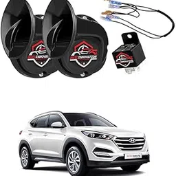 AUTOINNOVATION 12V Snail Electric Car Horn - Ultra Loud Air Horns for Scooters, Bikes, Trucks, and Vans (Pack of 2)-picture-47