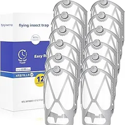 UBeesize 12 Pack Refill Cartridge for Zevo M364 and Max, Replacement Refill Compatible with Zevo Plug-in Light, 100% Fit (12 Cartridges)-image-80