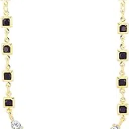 minutiae Multishape Crystal Diamond Tanmaniya Mangalsutra Pendant Necklace For Women And Girls With Extendable Chain-picture-36