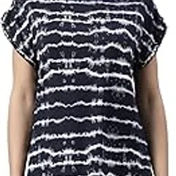 enamor Short Sleeve Crew Neck Top with Drawstring Closure Mid Rise Relaxed Fit Shorts Set - EC14-picture-43