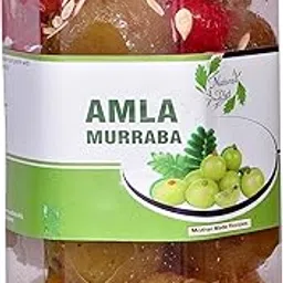 Natural Diet Mome Made The Real Taste of Maa Ka Hath Ka Swad Organic Sweet Amla Murabba Indian Gooseberry with Mother's Love 900 Grams-image-66