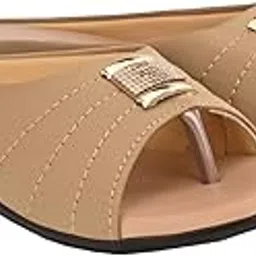 bkrt Flats Sandal For Women | Stylish Footwear For Woman's And Girls | Party Wedding Fashion, Daily Use, Casual Slippers image 1