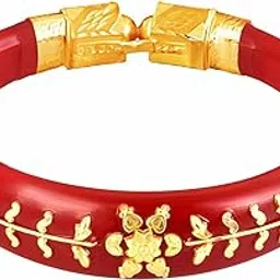 p.c. chandra jewellers 22k (916) Gold Wedding Bangle for Women (Yellow)-picture-30