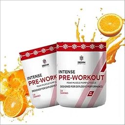 Zedon Nutrition Intense Pre-Workout, Explosive Energy, Muscle Pump & Focus 30 Servings, (Orange Flavor)-picture-22