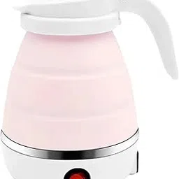 TRENDIVIBE Portable Folding Electric Kettle Foldable Water Kettle for Tea Coffee Picnic Pink-picture-44
