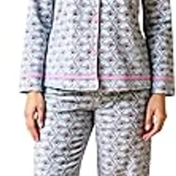 glam & chique Women's Geometric Printed Lounge Wear/Night Suit Set XS-2XL-picture-23