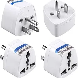 KAVANA UniversalSocket, Flat Blade Plug Adapter (Type A) US Type Plug Power Converter Adapter for USA,Canada,Mexico,Brazil,Philippines,Cuba,Thailand,Taiwan,Japan,Panama & More (US/Canada, Pack 4)-image-32