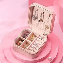 Mini PU Leather jewellery Box for Travel & Storage-picture-10