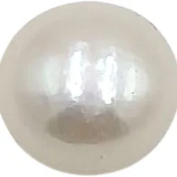 sahiba gems 5.50 Ratti / 5 Carat Natural Fresh Water Pearl (Moti) Round Shape Gemstone-picture-21