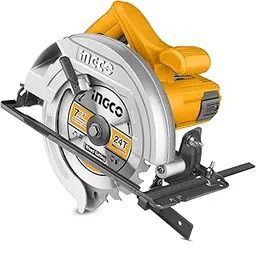 INGCO Circular Saw, 1400W | 4800rpm Electric Saw, Adjustable Cutting Depth/Bevel Cutting Corded Saw with 185mm Blade for Home Decoration or Woodworking-picture-32