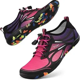 athmile Water Shoes for Men Women River Shoes Adult Swim Beach Lake Pool Aqua Socks Barefoot Quick Dry for Hiking Surfing Kayaking Size-picture-35