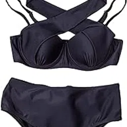 bnf Women Swimsuit Push Up Bras Bikini Set Halter Bathing Suit Beachwear L-Clothing, Shoes & Accessories - Womens Clothing - Swimwear-picture-18