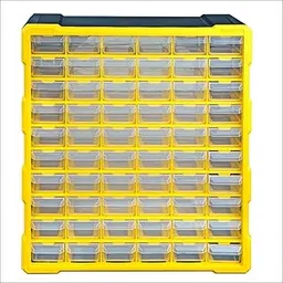 Plastic 60 Drawer Component Organiser ACO60 | Multi-Compartment Storage Cabinet for Small Parts, Tools, Screws, Bolts, Jewelry, Crafts & Office Supplies-picture-23