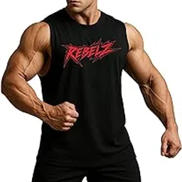 style edict Half Sleeve Compression Vest for Men's Athletic & Sports Tight for Fitness | Gym Tshirt for Men (in, Alpha, L, Regular, Black V4)-picture-16