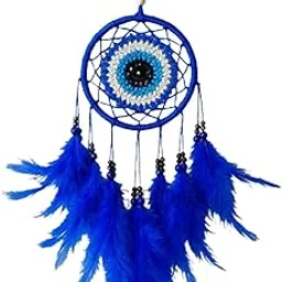 Evil Eye Car Hanging for Rearview Mirror – GIFTGROW Stainless Steel Dream Catcher for Car Dashboard, Nazar Protection Charm for Positive Energy & Good Vibes – Small 3-Inch Spiritual Decor-image-38