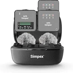 Simpex Wireless Microphone (M-16 mic with Charging Case)-picture-33