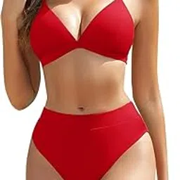 Women's Bikini Set Swimsuits Two Piece Bathing Suits Sexy Halter Thong Bikini Brazillian Bottom Tie Side Bikini Sets No Padded-image-5