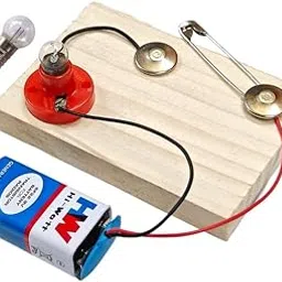 ERH India Simple Electric Circuit Kit for Class 6 - Fun & Easy Science Project On Learning Toy Holder Bulb Kit Working Model for School Students-picture-68