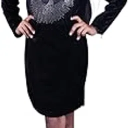 yuvina fashion Girls Black Colour Party Wear-picture-35