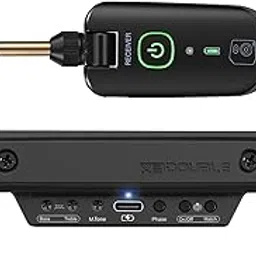 Wireless Acoustic Guitar Pickup Rechargable Magnetic And Microphone Soundhole Pickup For Acoustic Guitar Build-In Volume Control(Black)-picture-40